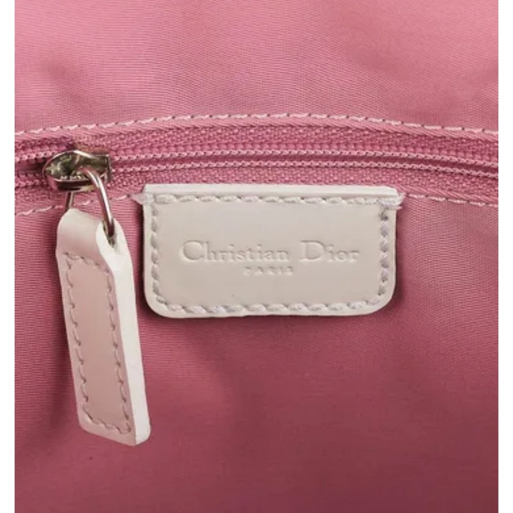 Christian Dior Pink Coated Canvas No. 2 Trotter Tote Bag. - Picture 13 of 16
